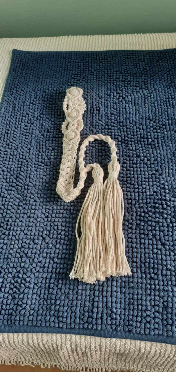 Abrazadera de cortina en macramé – photo 3